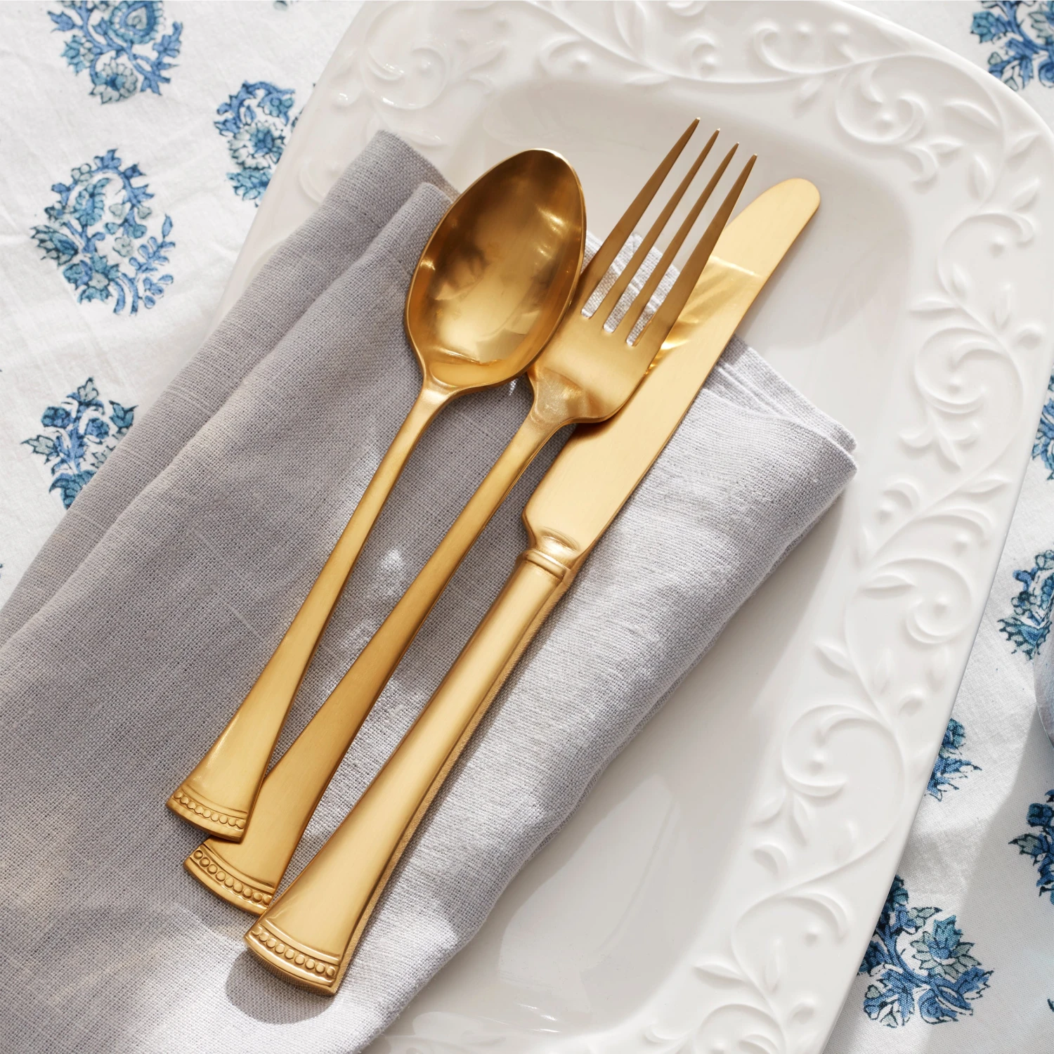 Lenox Portola Gold 60-Piece Flatware Set 11 Lenox Portola Gold 60-Piece Flatware Set - Image 9