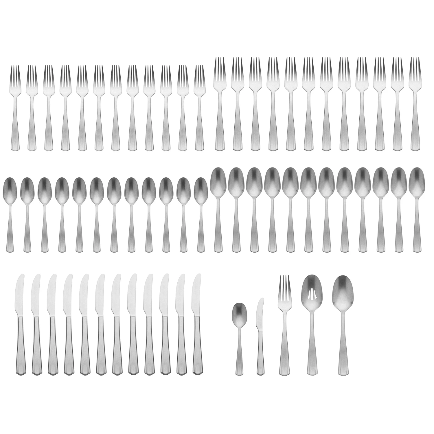 Lenox French Perle Scallop 65-Piece Flatware Set 4 Lenox French Perle Scallop 65-Piece Flatware Set - Image 2