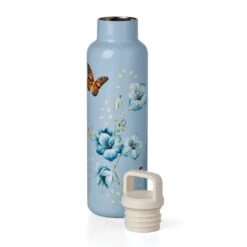 Lenox Butterfly Meadow Light Blue Insulated Water Bottle 7 Lenox Butterfly Meadow Light Blue Insulated Water Bottle -Lenox 895743 LNP S24 3