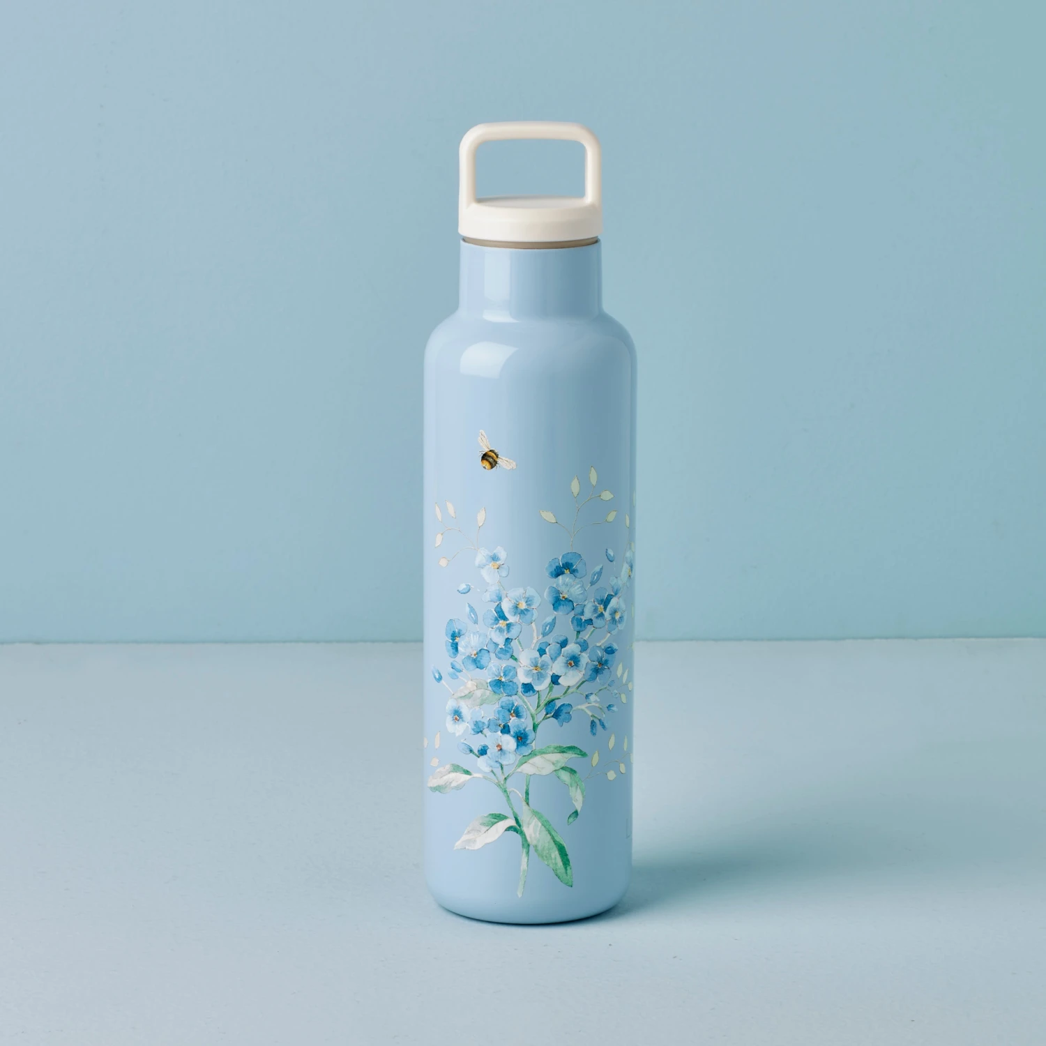 Lenox Butterfly Meadow Light Blue Insulated Water Bottle 4 Lenox Butterfly Meadow Light Blue Insulated Water Bottle - Image 2