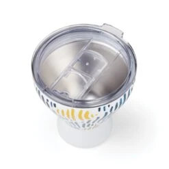 Lenox Blue Bay Ikat Stainless Steel Cocktail Tumbler 8 Lenox Blue Bay Ikat Stainless Steel Cocktail Tumbler -Lenox 895898 LNP F23 3