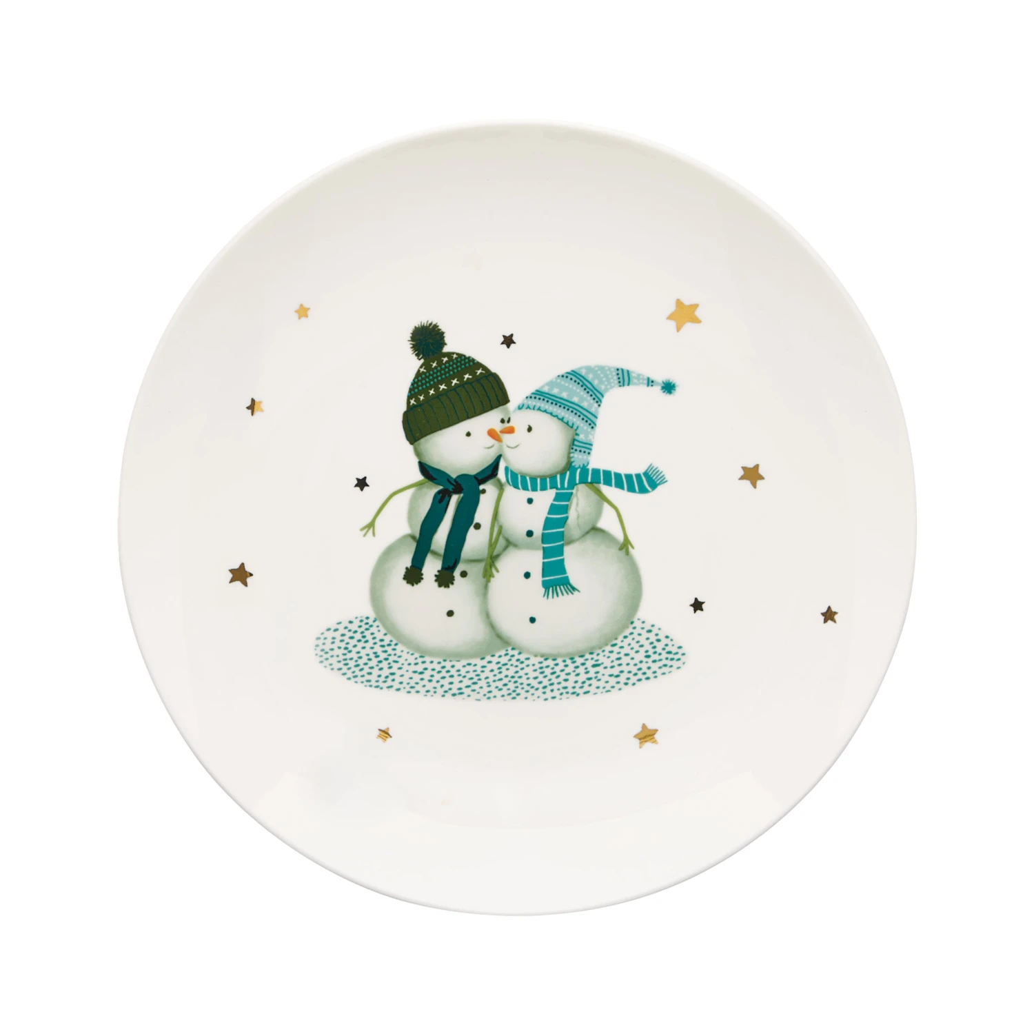 Lenox Balsam Lane Snowman Accent Plate Set 3 Lenox Balsam Lane Snowman Accent Plate Set