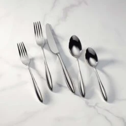 Lenox Sculpt 65-Piece Flatware Set