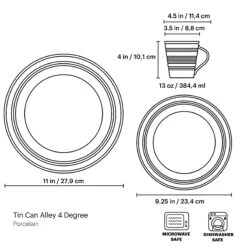 Lenox Tin Can Alley 12-piece Dinnerware Set 10 Lenox Tin Can Alley 12-piece Dinnerware Set -Lenox PDP Visual TinCanAlley 4degree 12PPS 2400x2400 a5ef486b ab05 4519 97bd 31a9a542a816